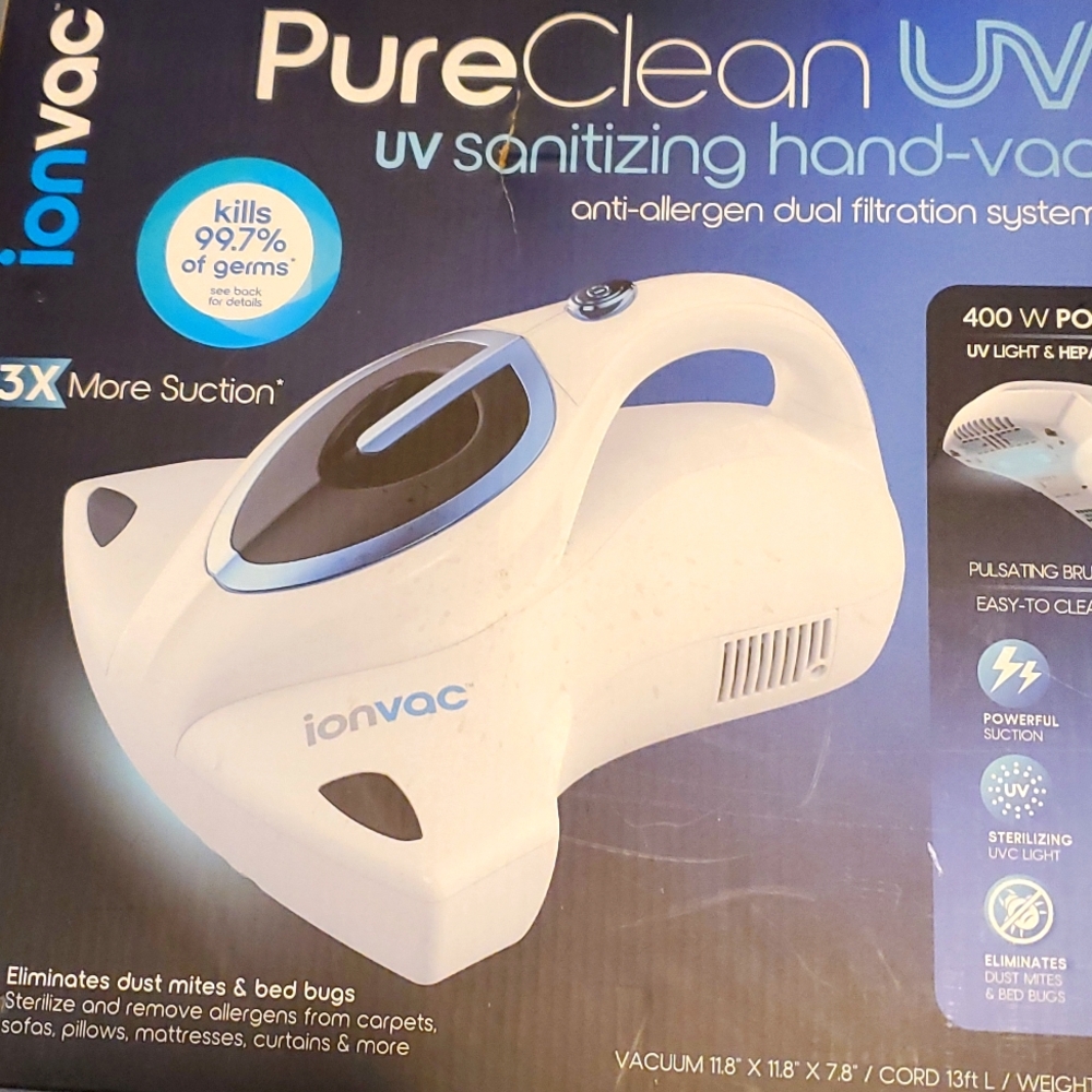 ionvac UV sanitizing hand-vac